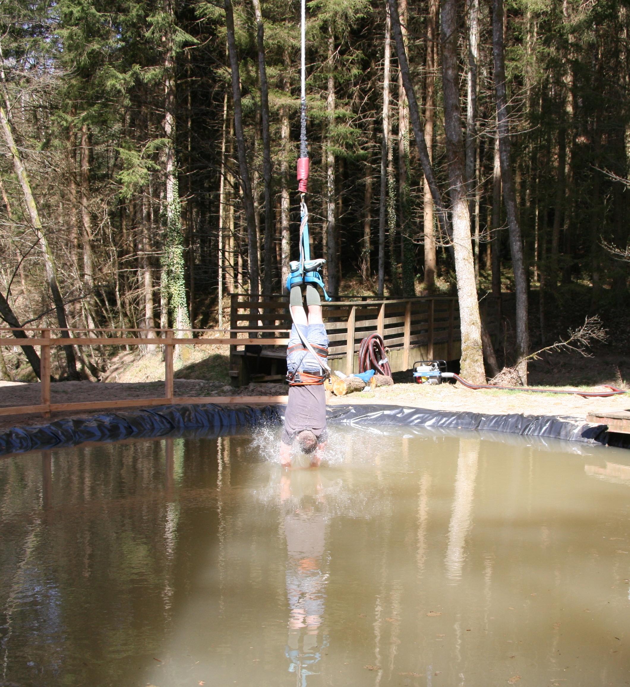 Saut à l'élastique Juré.